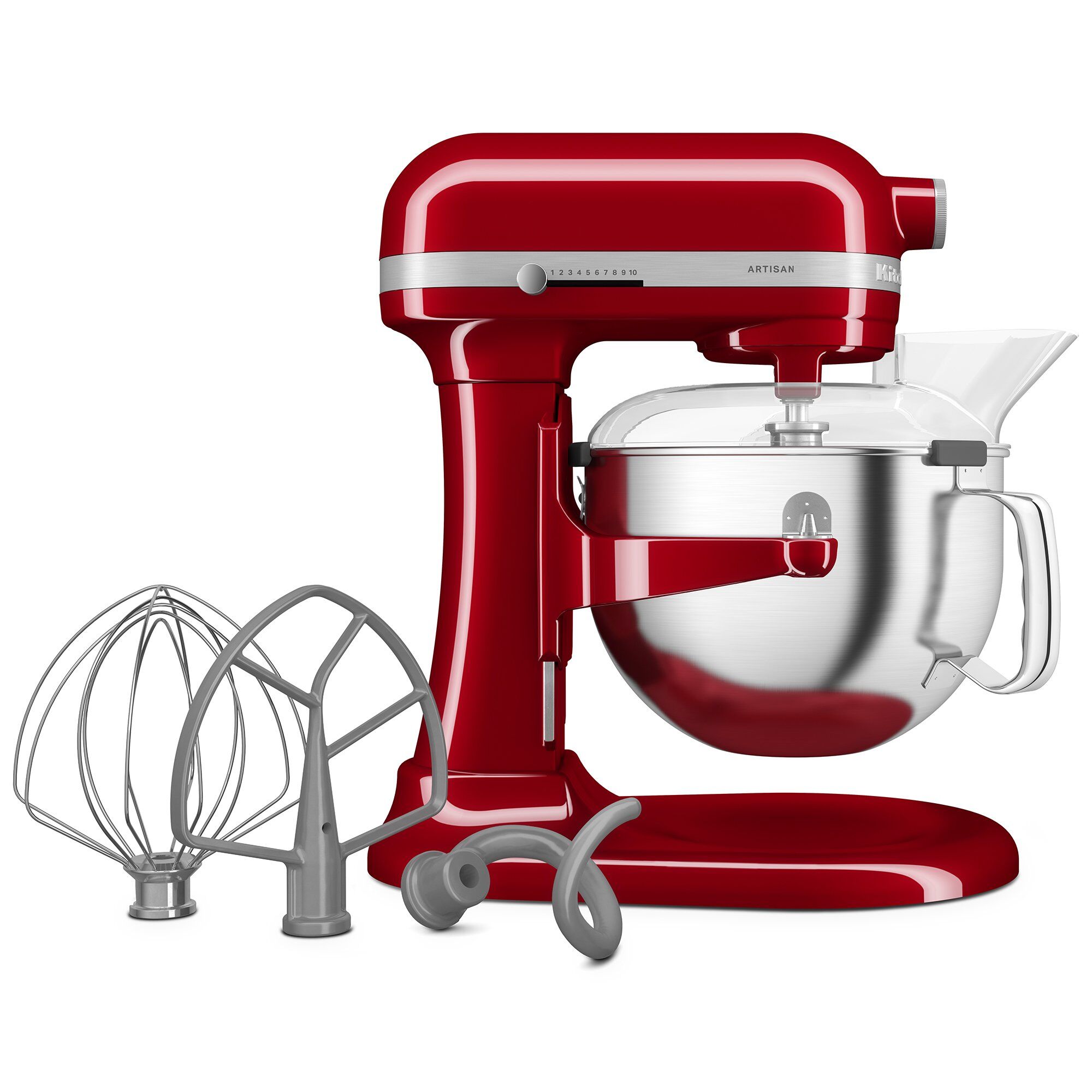 Kitchenaid Artisan 5ksm60spx Køkkenmaskine Med Løftearm     Liter  Rød