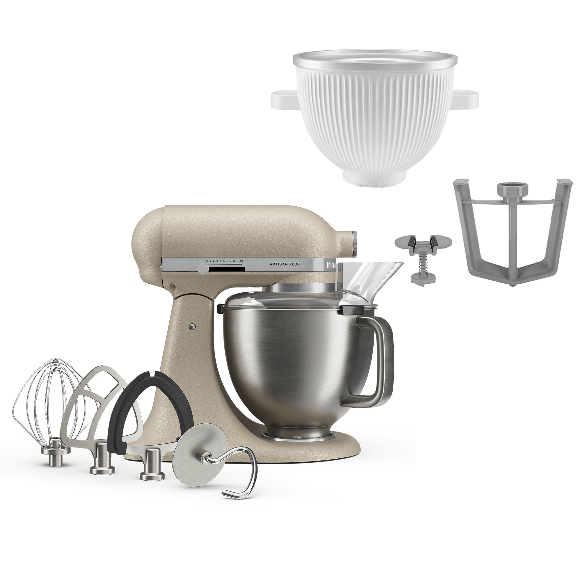 Kitchenaid Artisan Plus Køkkenmaskine Med Is-tilbehør Oat