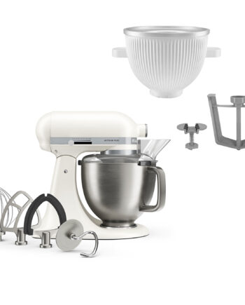 Kitchenaid Artisan Plus Køkkenmaskine Med Istilbehør  Porcelain White