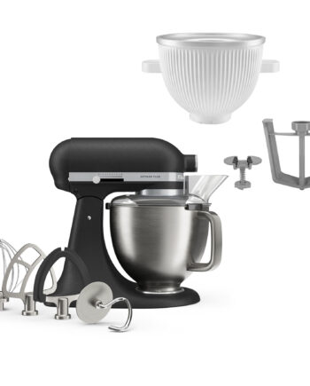 Kitchenaid Artisan Plus Køkkenmaskine Med Istilbehør Til Is  Cast Iron Black