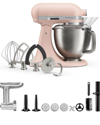 Kitchenaid Artisan Plus Køkkenmaskine Med Kødkværn      Liter  Feather Pink