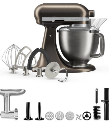 Kitchenaid Artisan Plus Køkkenmaskine Med Kødkværn     Liter  Iron Ore