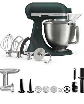 Kitchenaid Artisan Plus Køkkenmaskine Med Kødkværn     Liter  Pebbled Palm