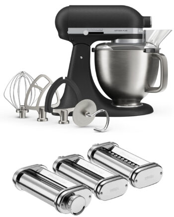 Kitchenaid Artisan Plus Køkkenmaskine Med Pastasæt      Liter  Cast Iron Black