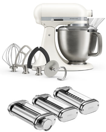 Kitchenaid Artisan Plus Køkkenmaskine Med Pastasæt      Liter  Porcelain White