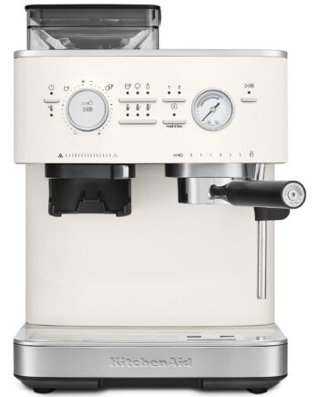 Kitchenaid Espressomaskine Med Kaffekværn  Porcelain White