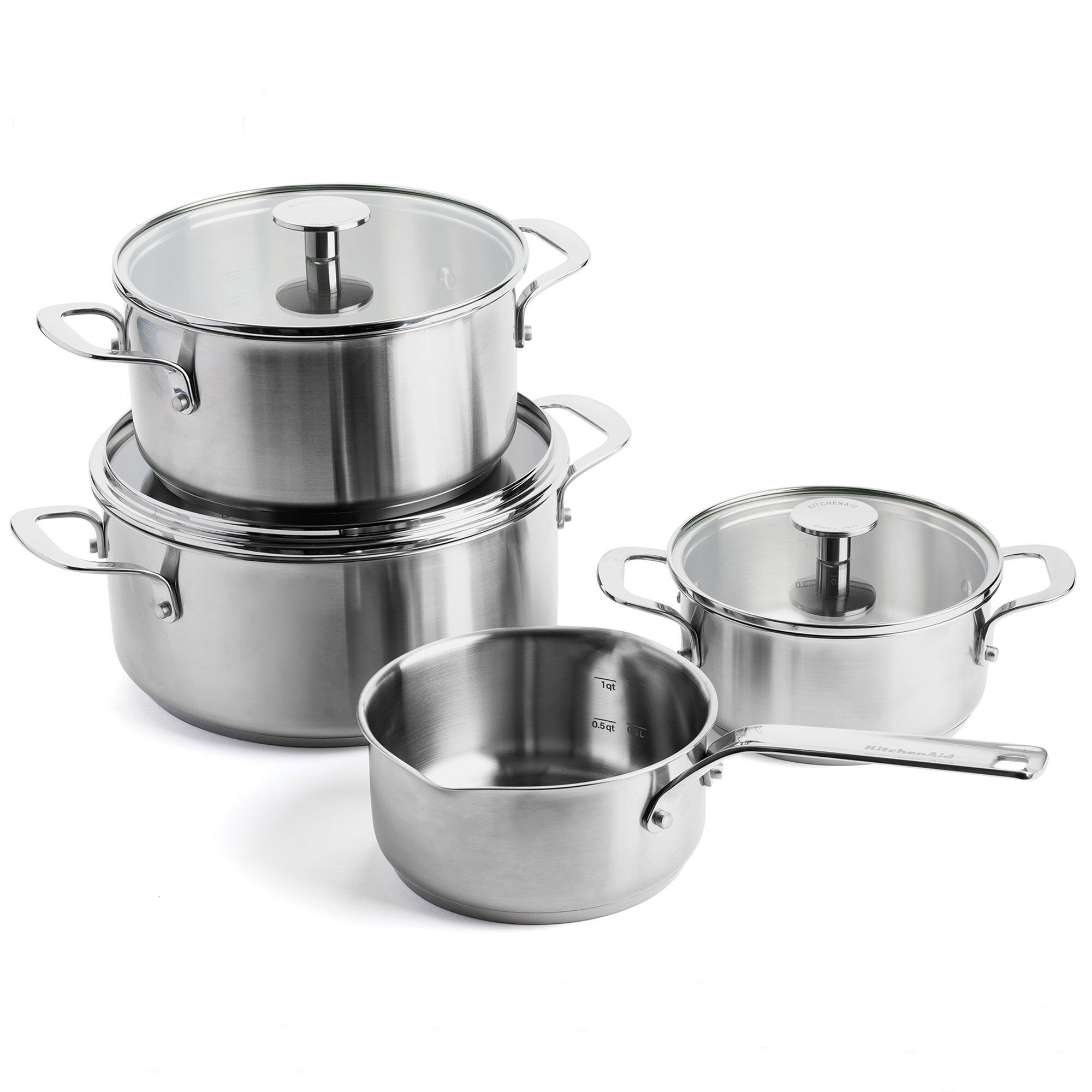 Kitchenaid Grydesæt   Dele  Rustfrit Stål
