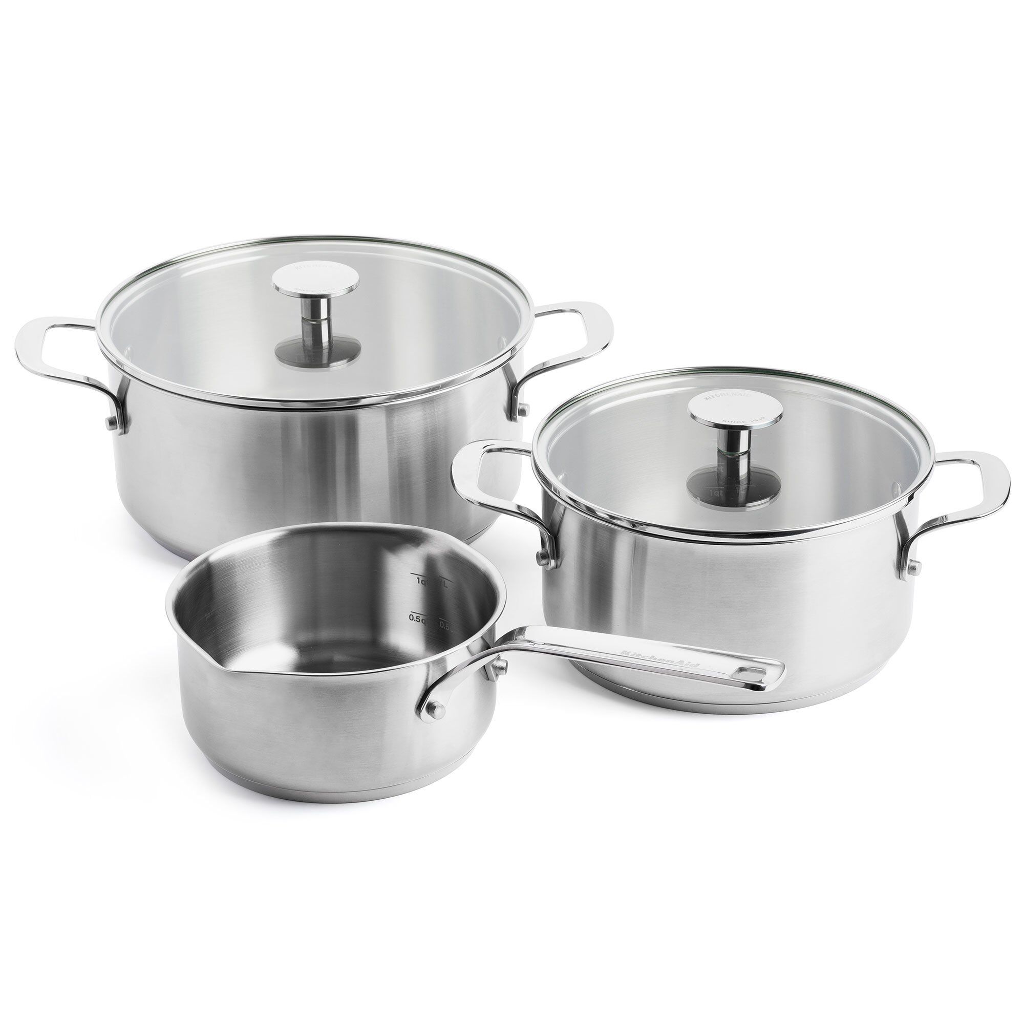 Kitchenaid Grydesæt   Dele  Rustfrit Stål