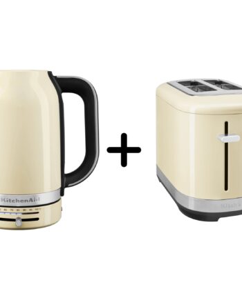 Kitchenaid 5kmt2109 Brødrister   5kek1701 Elkedel  Almond Cream