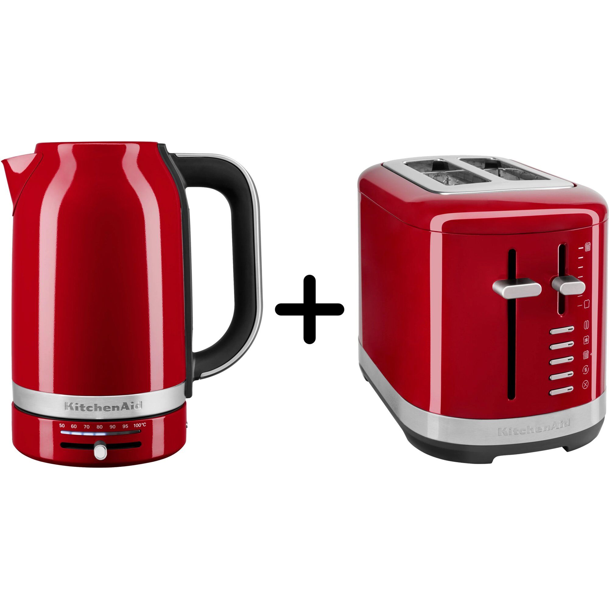 Kitchenaid 5kmt2109 Brødrister 5kek1701 Elkedel Rød
