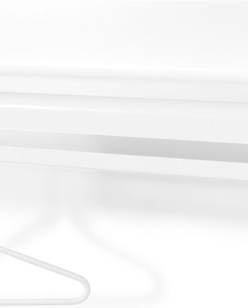 Knagerække Og Hattehylde Spinder Design Sway Hvid Stål 78 Cm