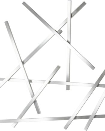 Knagerække Spinder Design Matches Rustfrit Stål 79ã 79ã 10 Cm Slankt Grafisk Design