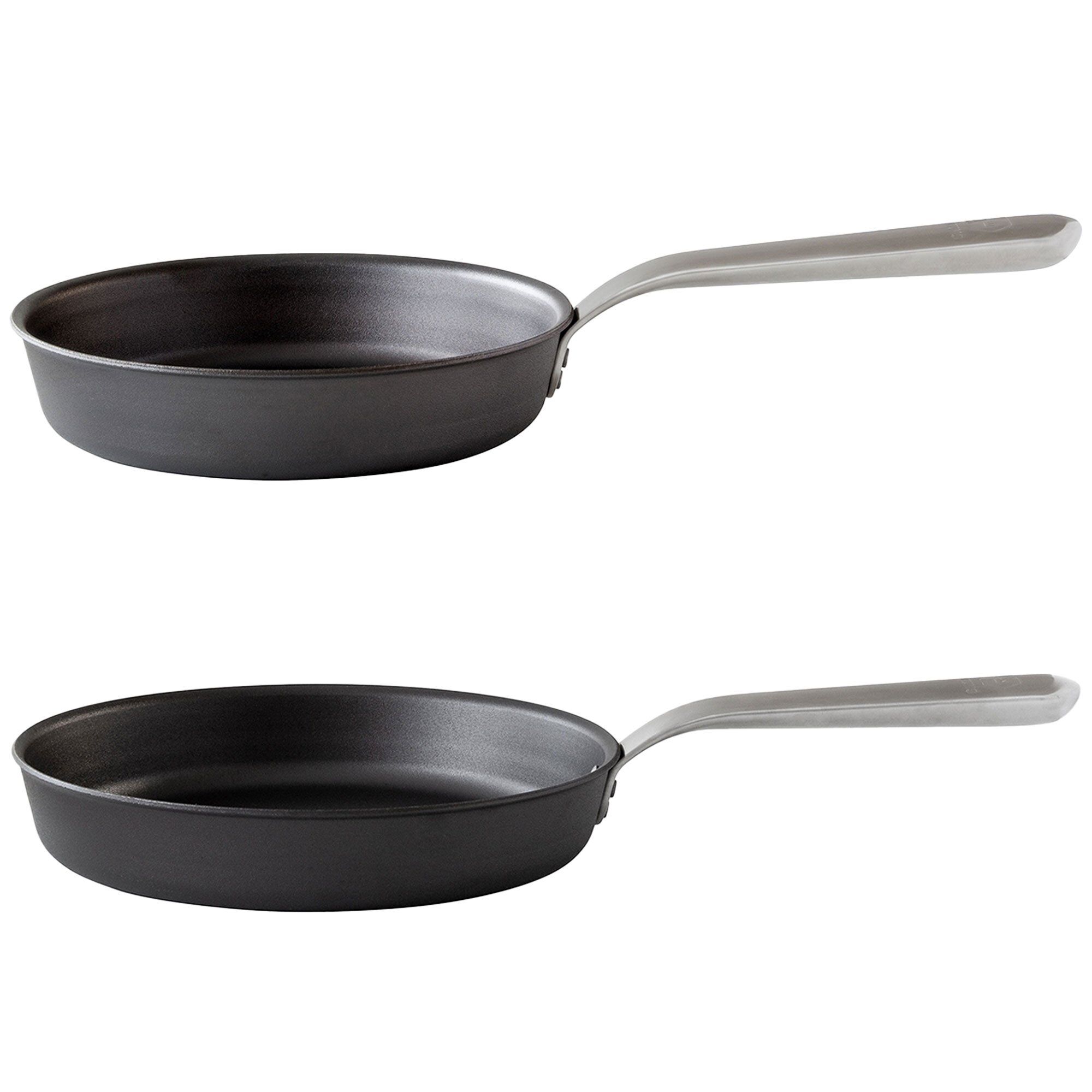 Kockums Jernverk Stegepandesæt Kulstål  Rustfrit Stål  24   28 Cm
