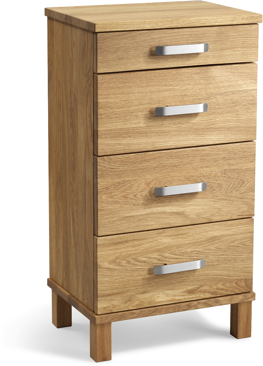 Kommode Oscarssons Möbel Nadja  Massiv Lakeret Eg    Skuffer  75x40x31 Cm