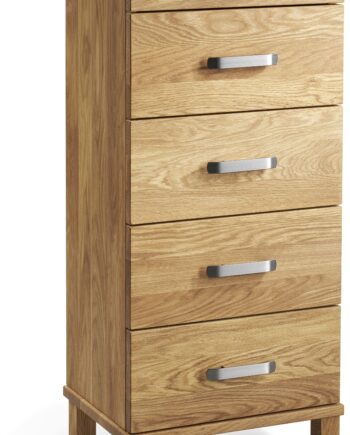 Kommode Oscarssons Möbel Nadja Massiv Olieret Eg Med   Skuffer H93   B40   D31 Cm