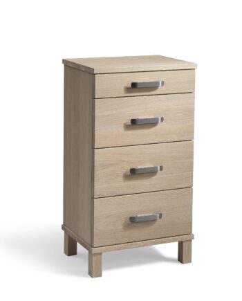 Kommode Oscarssons Möbel Nadja Skuffekommode Hvidolieret Massiv Eg 75x40x31 Cm