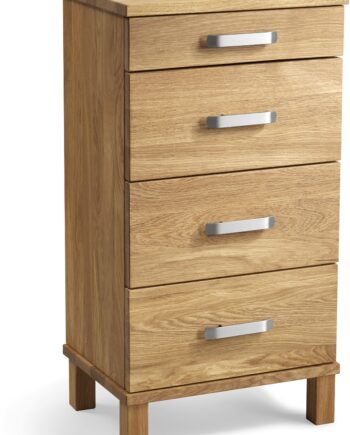 Kommode Oscarssons Möbel Nadja   Skuffer Massiv Olieret Egetræ H75xb40xd31 Cm