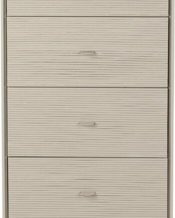 Kommode Zuiver Morning Lysgrå    Skuffer  H121xb60xd42 Cm  Mdf Akacietræ Stål