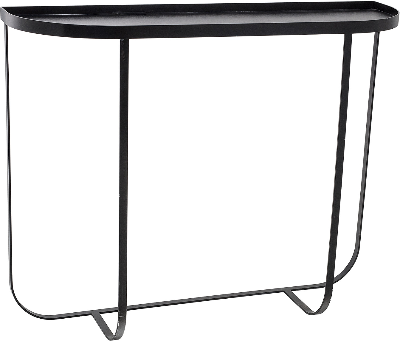 Konsolbord Dekorationsbord Bloomingville Nordic   Mat Sort Jern L100ã B30ã H80 Cm