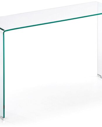 Konsolbord Kave Home Burano   Hærdet Klart Glas 12 Mm H76ã B40ã L125 Cm