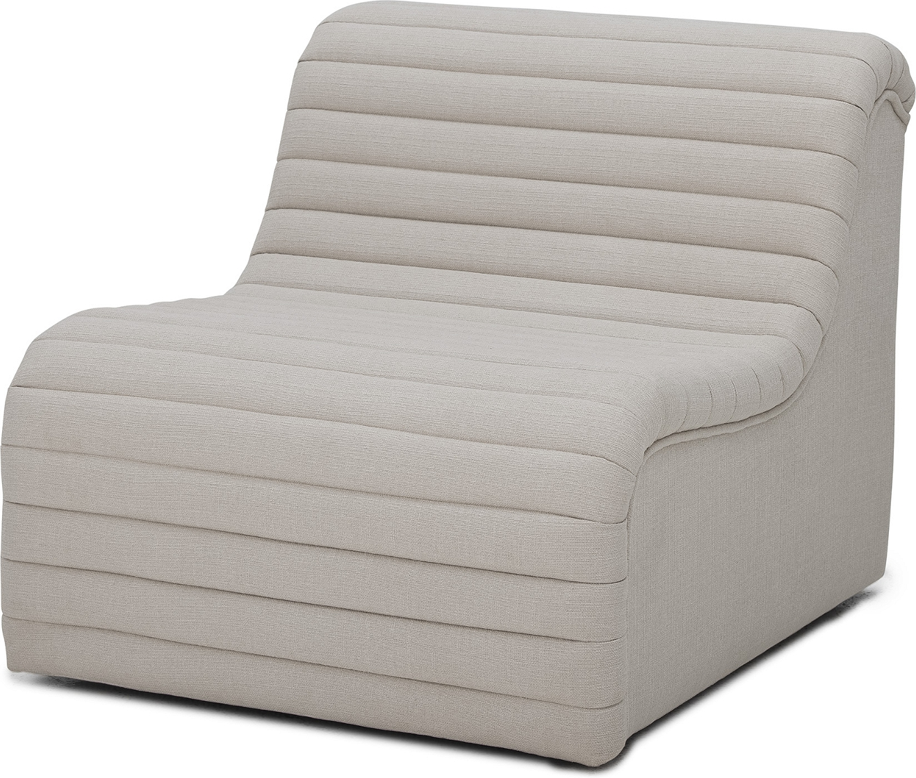 Lænestol Loungestol Bloomingville Allure Natur Polyester Fyrretræ H73xb79xl95 Cm