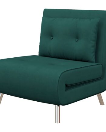 Lænestol Med Lænefunktion  Knapsyninger  Linnedlook  77 Cm   88 Cm   83 Cm  Grøn