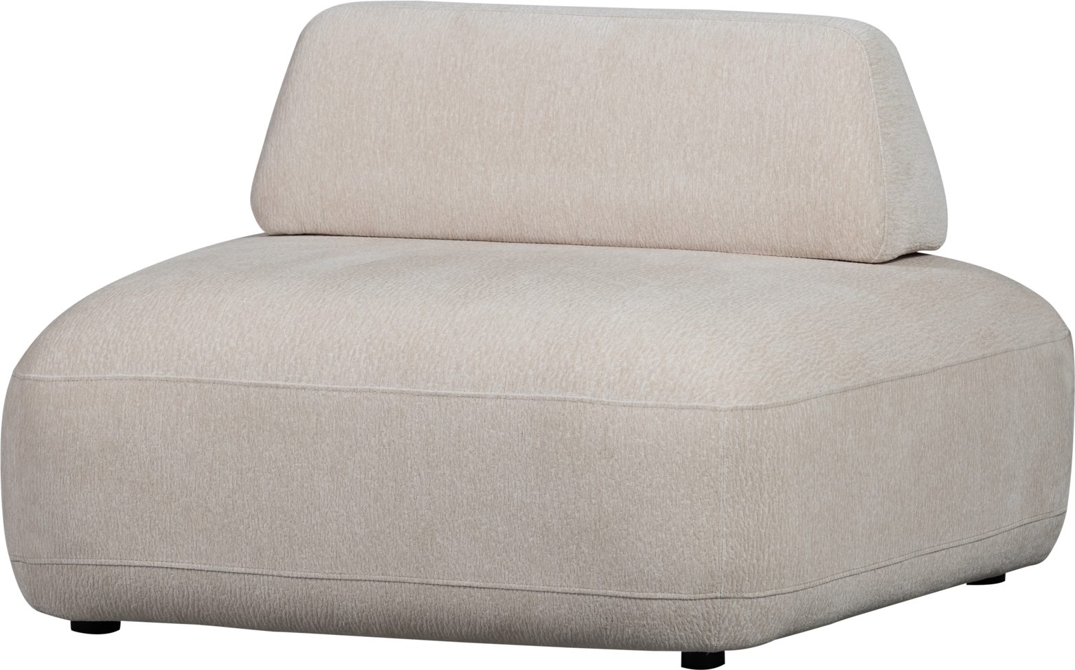 Lænestol Woood Sterck Modulopbygget Hvilestol Sand Polyester H70   B100   D116 Cm