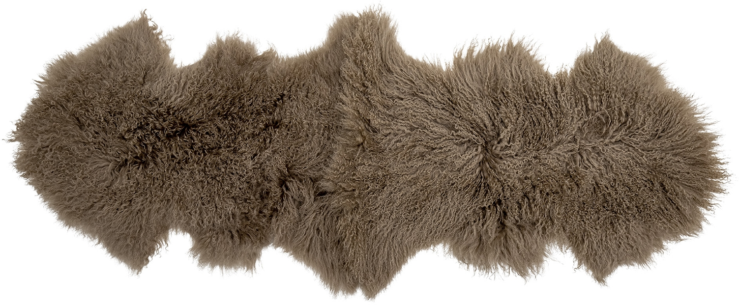 Lammeskind Gulvtæppe Bloomingville Abo 60ã 160 Cm Natur