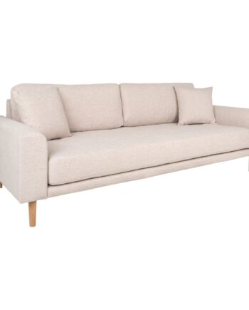 Lido   Personers Sofa   Personers Sofa  Sand Med To Puder Og Natur Træben Hn1050