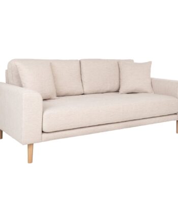 Lido     Personers Sofa     Personers Sofa  Sand Med To Puder Og Natur Træben Hn1050