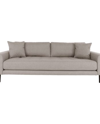 Lido   Personers Sofa   Personers Sofa  Stone Med  To Puder Og Sorte Træben Hn1030