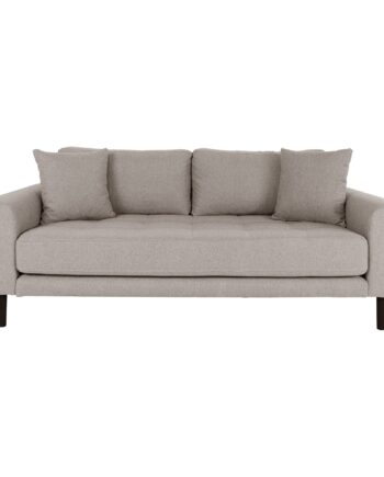 Lido     Personers Sofa     Personers Sofa  Stone Med To Puder Og Sorte Træben Hn1030