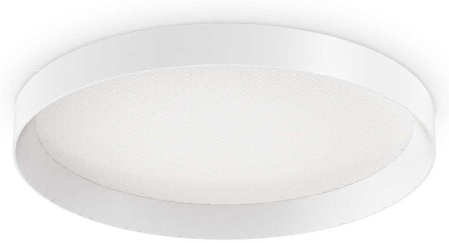 Loftslampe Ideal Lux Fly Plafondlampe ø45 Cm Integreret Led 26w 4000 Lm 3000   Hvid Ip40
