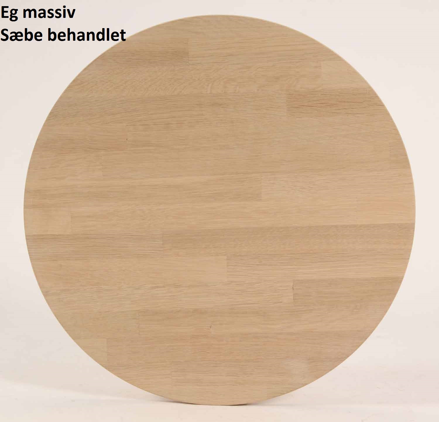 Loop Konsolbord Tv-bord Med Tre Hylder Og To Skuffer Massiv Eg Sæbebehandlet