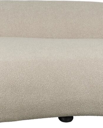 Loungesofa Studio White Noxx    -personers Lysgrå Polyester 185x115x73 Cm