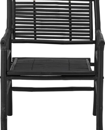 Loungestol Bloomingville Coen   Sort Bambus   Elegant Bambus Lænestol H84ã B53ã L63 Cm