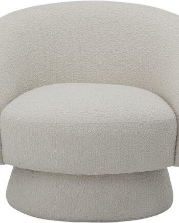 Loungestol Bloomingville Ted Hvid Polyester 74x82x93 Cm Moderne Organisk Design