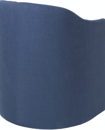 Loungestol Broste Copenhagen Pond Blå Polyester-viskose Letvægt åndbar Lænestol 75x65x66 Cm