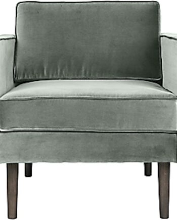 Loungestol Broste Copenhagen Wind   Grøn Velour   H74xb84xl88 Cm