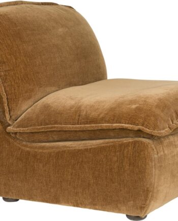 Loungestol Dutchbone Radley Lænestol Kastanjebrun H83xb82xl100 Cm