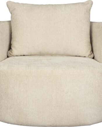 Loungestol Dutchbone Rocca Lænestol Lysgrå Polyester Pu-skum H83   B107   D92 Cm