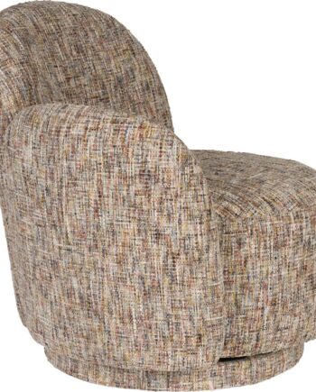 Loungestol Dutchbone Rose Stengrå Polyester Med Eukalyptustræramme H76xb76xl74