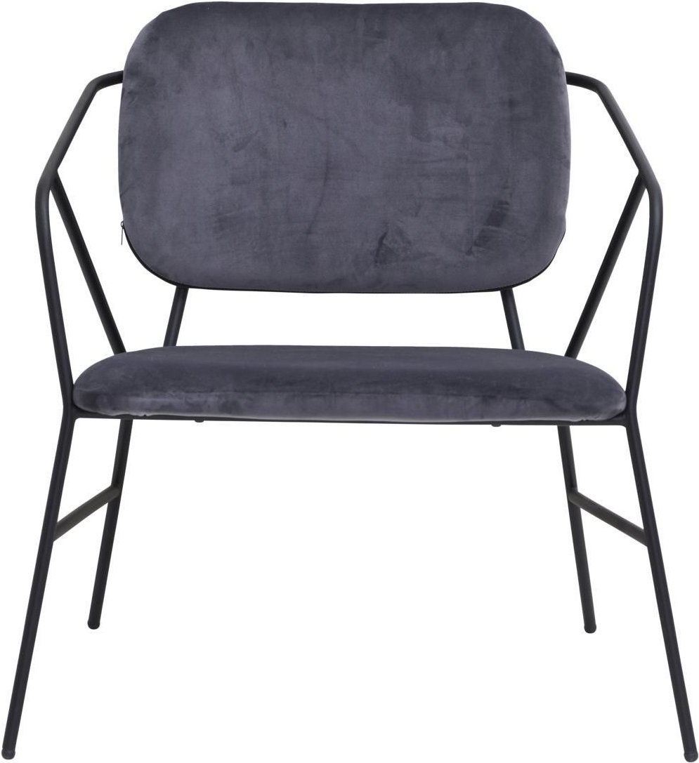 Loungestol House Doctor Klever Grå   Moderne Skandinavisk Lænestol H75ã B70ã D70 Cm