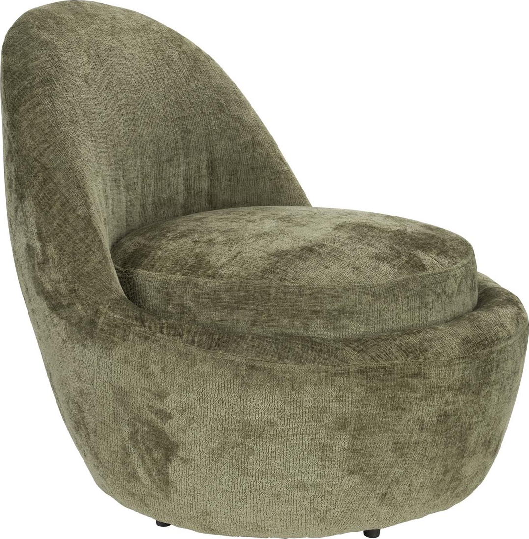 Loungestol Studio White Nash Brungrå Polyester H83xb61xl61 Cm