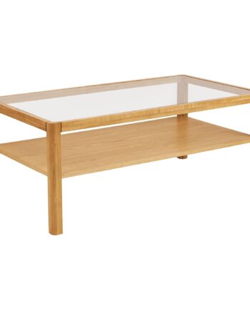 Lourmarin Sofabord Sofabord  Eg Egefiner Hærdet Glas 110x60x45 Cm