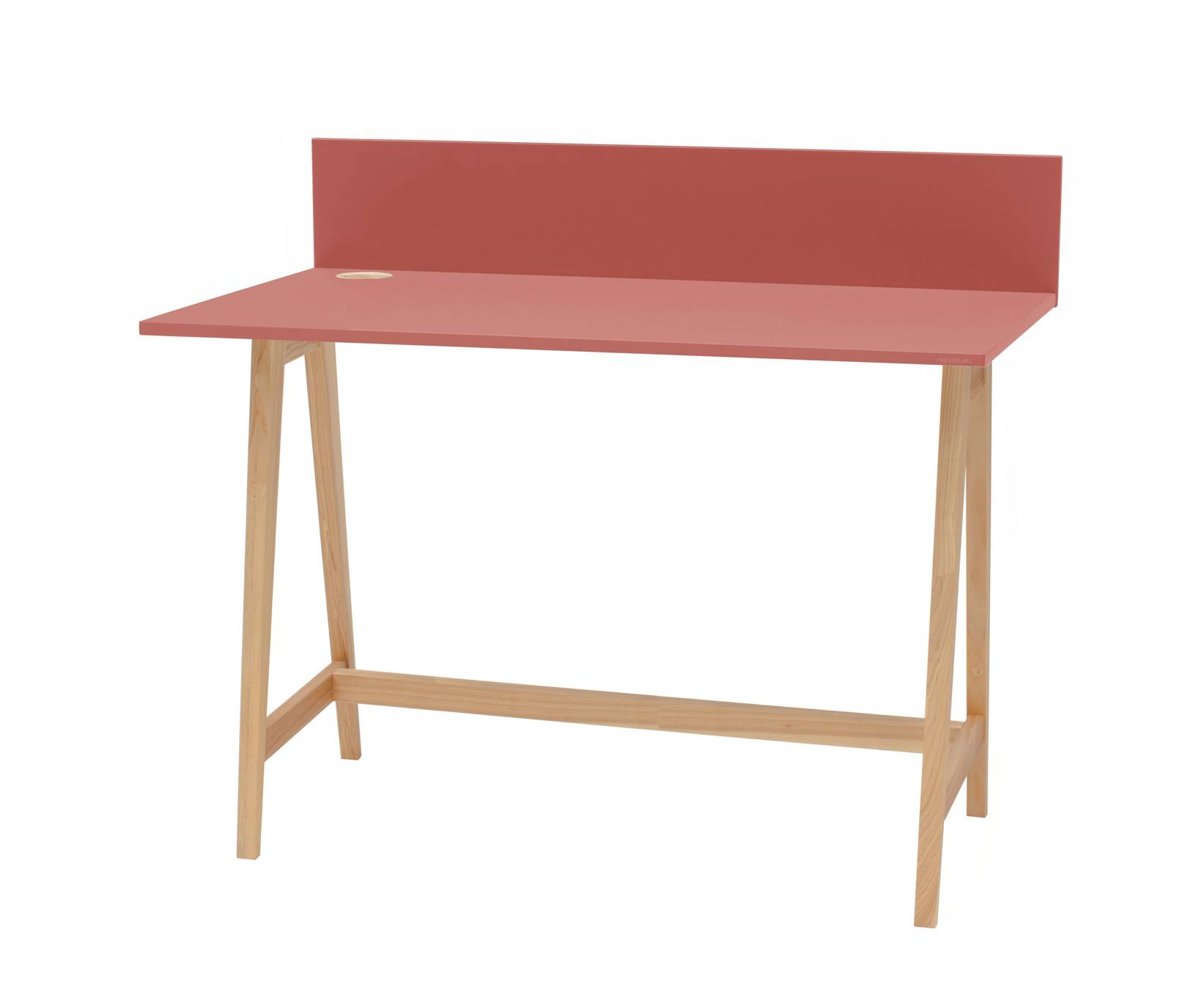 Luka Asketræ Skrivebord 110x50cm Antik Pink