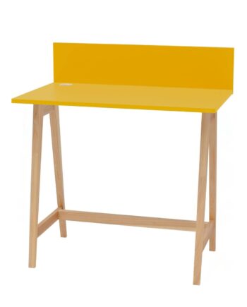 Luka Asketræ Skrivebord 85x50cm Gul