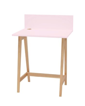 Luka Asketræ Skrivebord 65x50cm   Pink