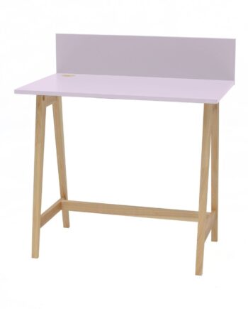 Luka Asketræ Skrivebord 85x50cm   Pink