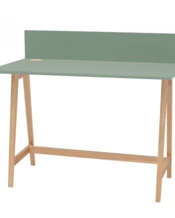 Luka Asketræ Skrivebord 110x50cm Salviegrøn